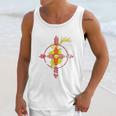 New Mexico State Flag Elk Hunting Zia Symbol Design Men Tank Top