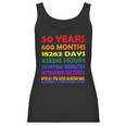 19692019 50Th Pride Anniversary 50 Years 600 Months Rainbow Women Tank Top