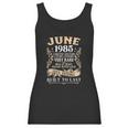 36Th Birthday Decorations June 1985 Men Women 36 Years Old Women Tank Top