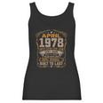 44Th Birthday Decoration April 1978 Men Women 44 Years Old Women Tank Top