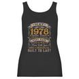 44Th Birthday Decorations May 1978 Men Women 44 Years Old Women Tank Top