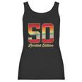 50Th Birthday Vintage Limited Edition 1972 50 Years Old Men Women Tank Top