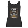 April 2002 19Th Birthday Gift 19 Years Old Men Women Women Tank Top