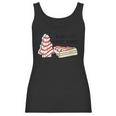 Womens Blood Type Little Debbie Inspired Christmas Tree Snack Cake Women Tank Top