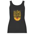 Im Blunt Because God Rolled Me That Way Sunflower Hippie Women Tank Top