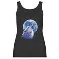 Call Of The Wild Lone Wolf Howling At The Moon Wildlife Women Tank Top