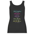 Christian Reformed Women Soli Deo Gloria Five Solas Women Tank Top