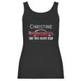 Christine Classic Car Model Lover Automotive Themed Gift Women Tank Top