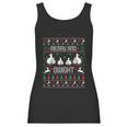 Christmas Merry And Dwight Ugly Christmas Sweater Women Tank Top