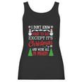 Christmas Vacation Misery Funny Xmas Santa Family Quotes Women Tank Top