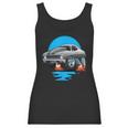 Classic Seventies Muscle Car Funny Dragster Hot Rod Cartoon Women Tank Top