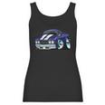 Classic Sixties Muscle Car Funny Hot Rod Cartoon V2 Women Tank Top