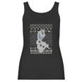 Disney Frozen Olaf Sven Ugly Christmas Sweater T-Shirt Women Tank Top