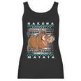 Disney Lion King Pumba Ugly Christmas Graphic T-Shirt Women Tank Top