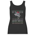 Im Dreaming Of A Great White Christmas Shark Women Tank Top