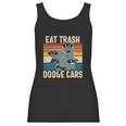 Eat Trash Dodge Cars Retro Raccoon Trash Panda Funny Raccoon Women Tank Top