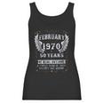 February 1970 50 Years Of Being Awesome Enjoyable Gift 2022 Women Tank Top