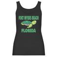 Fort Myers Beach Florida Sea Turtle Themed Women Tank Top