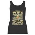 Freedom Isnt Free Proud Wife Of A Vietnam Veteran Ribbon Graphic Design Printed Casual Daily Basic Women Tank Top