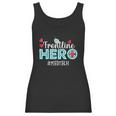 Frontline Hero Med Tech Essential Workers Thank You Nurses Graphic Design Printed Casual Daily Basic Women Tank Top