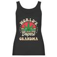 Funny 420 Weed Pot Vintage Matching Worlds Dopest Grandma Women Tank Top