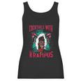 Funny Christmas Holiday Cocktails With Krampus Women Tank Top