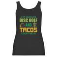 Funny Disc Golf Mens Taco Lover Frisbee Golfer Women Tank Top