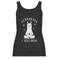 Funny Llama Social Distancing Llamastay 6 Feet Away Women Tank Top