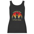 Funny Social Distancing Llama Retro Yoga Gift Women Tank Top