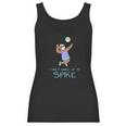 Girls Volleyball Sloth Womens I Only Wake Up To Spike Women Tank Top