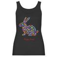 Happy Easter Bunny Rabbit Flowers Logo Women Tank Top