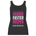 Harder Faster Deeper Because Cpr Saves Lives Funny Nurse Women Tank Top