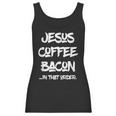 Jesus Coffee Bacon By Virtue Clothing Women Tank Top