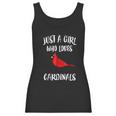 Just A Girl Who Loves Cardinals Bird Birding Gift Women Tank Top