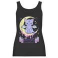 Kawaii Pastel Goth Cute Creepy Black Cat V2 Men Women T-Shirt Graphic Print Casual Unisex Tee Women Tank Top