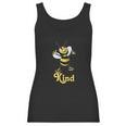 Be Kind Smiling Honey Bee Bumblebee Positive Message Women Tank Top