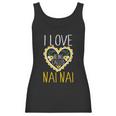 I Love Being Called Nai Nai Sunflower Heart Christmas Gift Women Tank Top