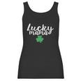 Lucky Mama St Patrick Day Mommy And Me Scoop Neck Women Tank Top