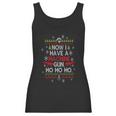 Now I Have A Machine Gun Ho Ho Ho Funny Christmas Women Tank Top