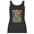 Made In 1972 50 Years Old Gifts 50Th Birthday Gift For Men Women Tank Top