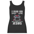 Mens Caffeine Diesel Jesus Christian Trucker Distressed Women Tank Top