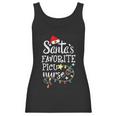 Merry Christmas Nurse Crew Rn Santas Favorite Picu Nurse Women Tank Top