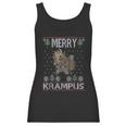 Merry Krampus Funny Ugly Christmas Gift Women Tank Top