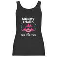 Mommy Shark Of Two Announcement Mothers Day Gift Women Tank Top