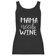 Mousya Mama Needs Wine Letter Print Drinking Women Tank Top