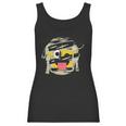 Mummy Emoji Wink Out Tongue Halloween Costume Women Tank Top