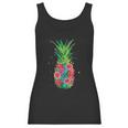 Pineapple Flowers Women Aloha Hawaii Vintage Hawaiian Women Tank Top