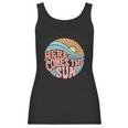 Pink Groovy Here Comes The Sun Classic For Women Men Women Tank Top