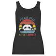 Please Stay 6 Feet Away Panda Social Distancing Women Tank Top