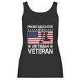 Proud Daughter Of Vietnam Veteran Us Flag Veteran Boots Graphic Design Printed Casual Daily Basic Women Tank Top